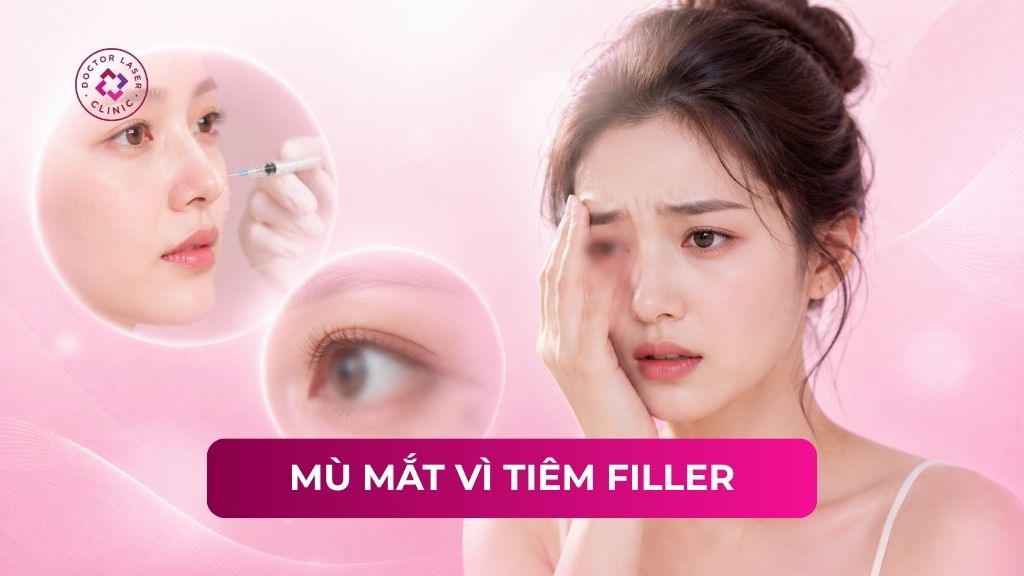 Rủi ro mù mắt vì tiêm filler sai cách hoặc sản phẩm không đạt chuẩn