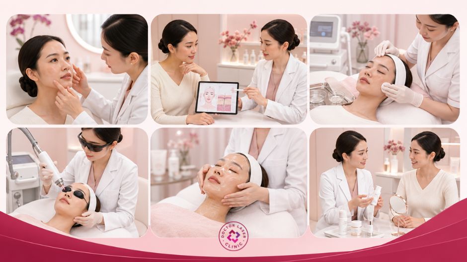 quy trình điều trị nám da