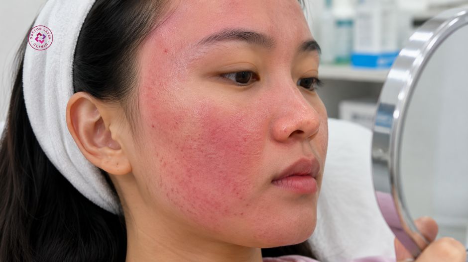 rủi ro khi trị thâm mụn bằng laser