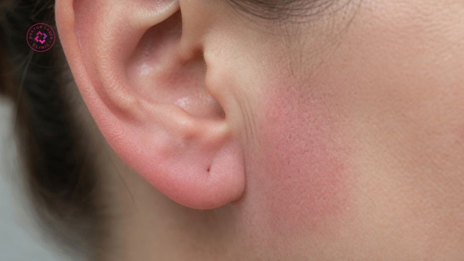 phản ứng nhẹ sau tiêm filler tai tài lộc