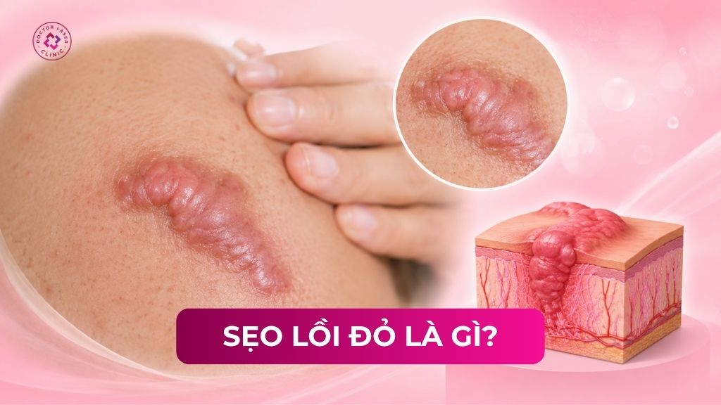 Sẹo lồi đỏ là gì? Nguyên nhân, dấu hiệu và cách điều trị
