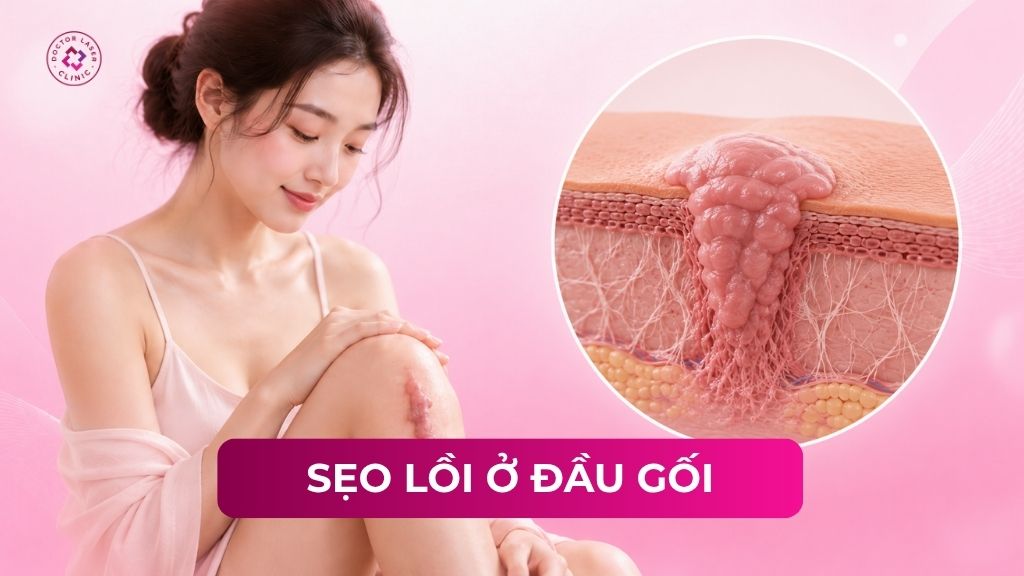 Sẹo lồi ở đầu gối: Nguyên nhân và các phương pháp điều trị hiện nay