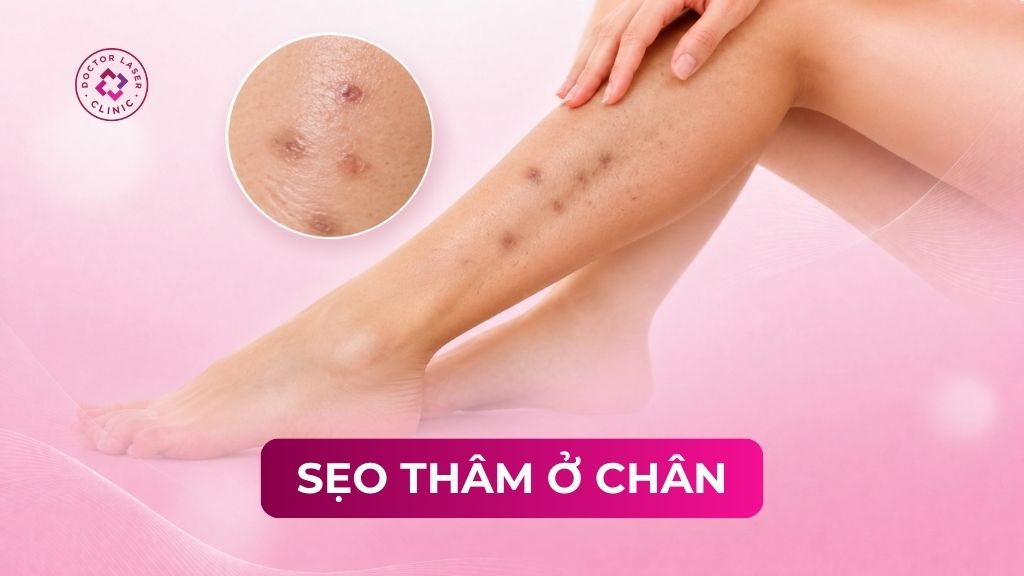 Cách trị sẹo thâm ở chân hiệu quả theo đề xuất bác sĩ da liễu