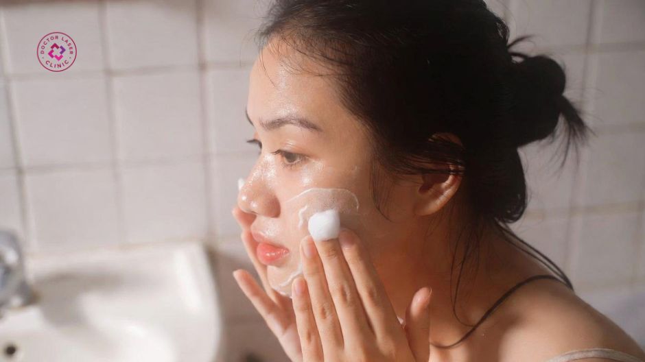 sữa rửa mặt dịu nhẹ cho da thâm mụn