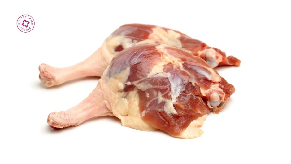 thịt gia cầm có gây sẹo lồi không