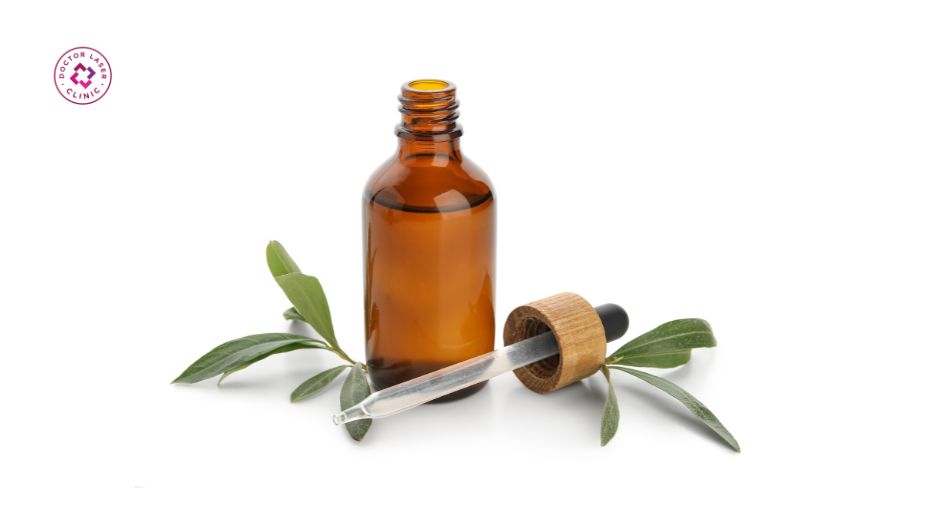 tinh dầu tràm trà hỗ trợ chăm sóc da mụn