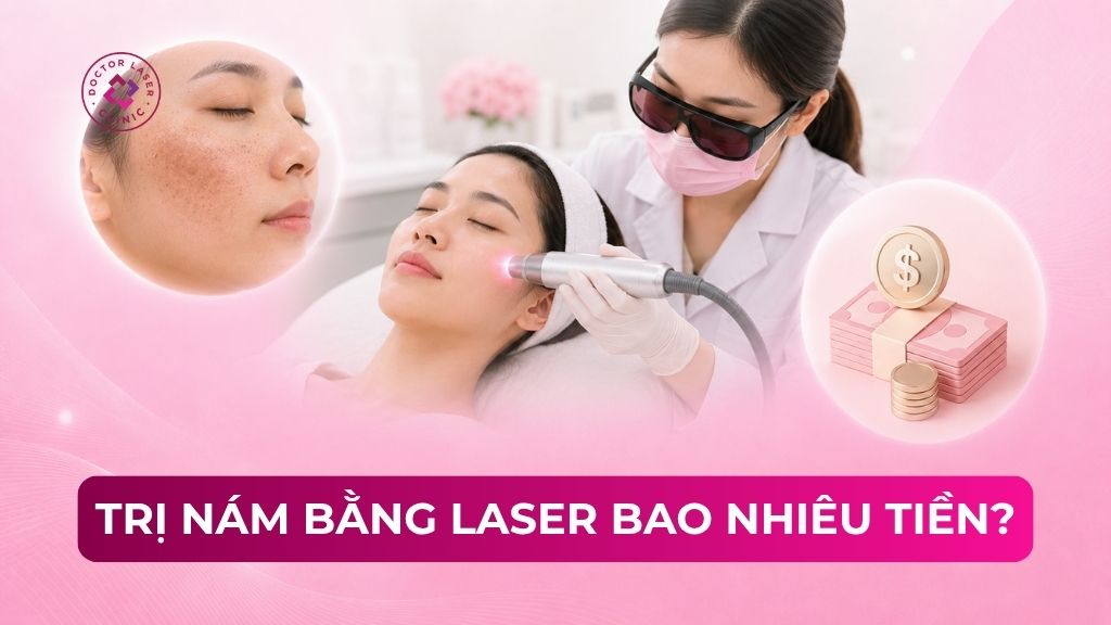 trị nám bằng laser bao nhiêu tiền