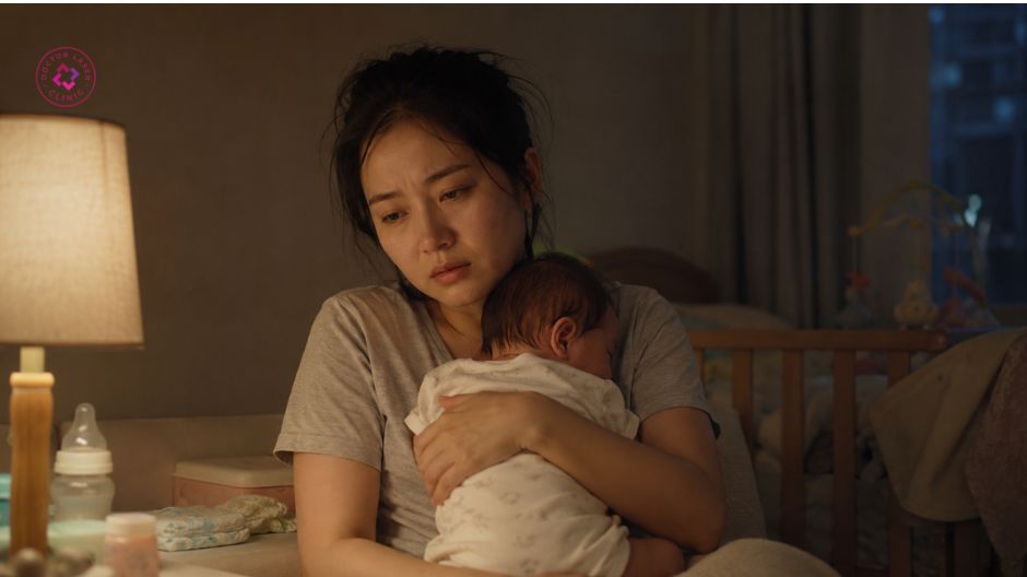 ảnh hưởng tâm lý đến nám da sau sinh