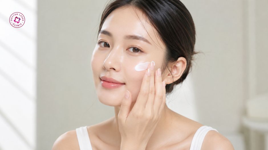 bảo vệ da khỏi ánh sáng sau điều trị nám