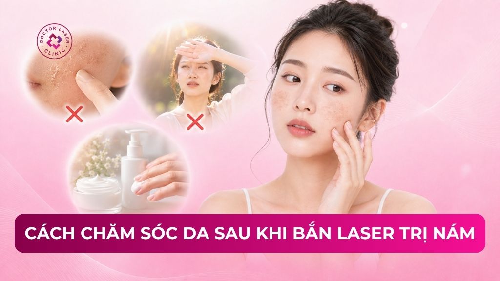 Cách chăm sóc da sau khi bắn laser trị nám theo từng giai đoạn