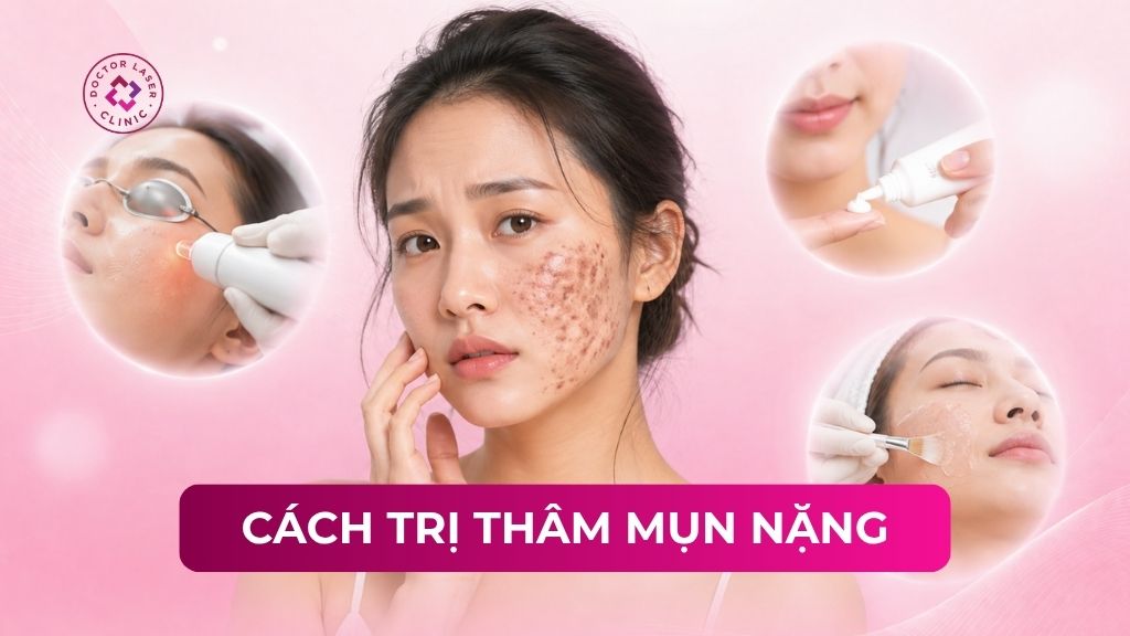 6 cách trị thâm mụn nặng hiện nay bằng phương pháp y khoa