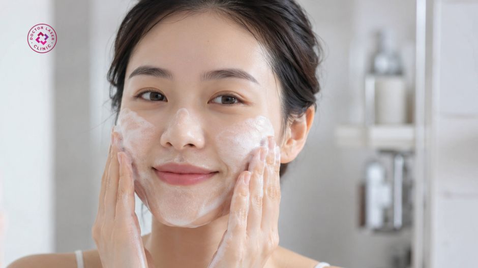 chăm sóc da từ ngày 4 đến ngày 7 sau laser trị nám