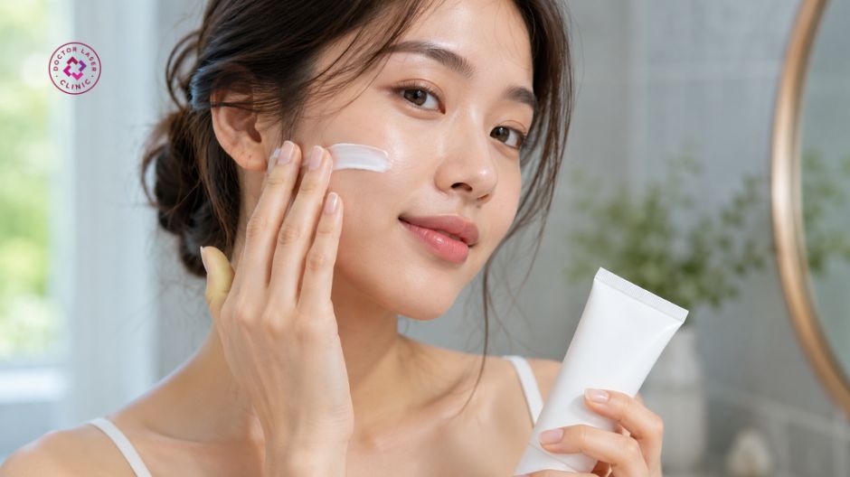 chăm sóc da từ ngày 8 đến ngày 14 sau laser trị nám