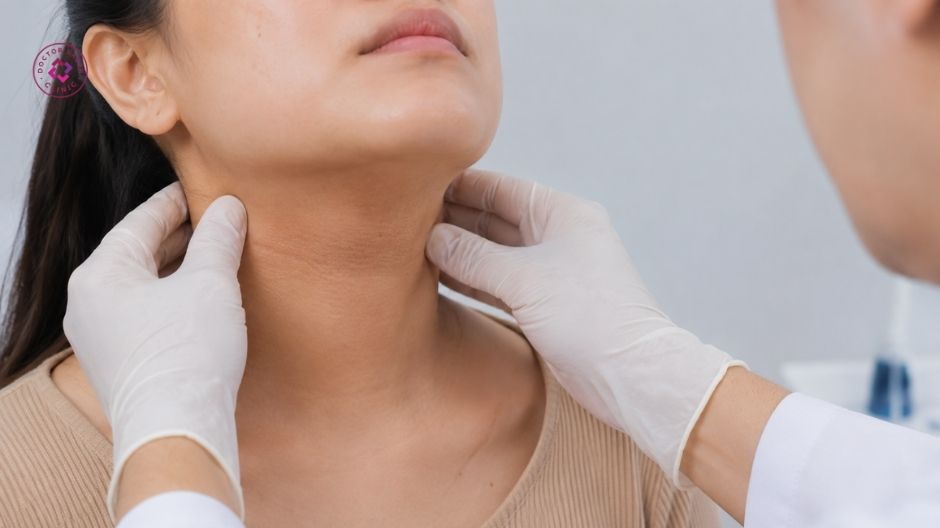 chẩn đoán tình trạng cổ bị thâm đen