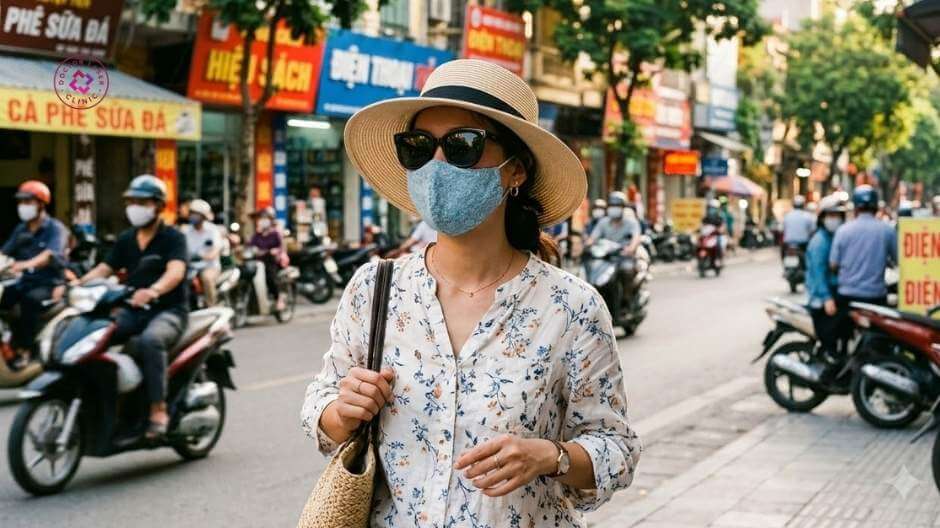 chống nắng sau trị nám ở mũi