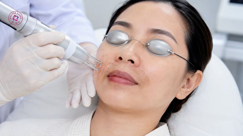 công nghệ laser điều trị nám quanh miệng