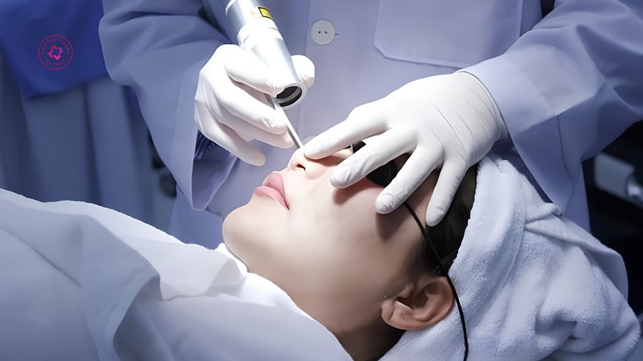 công nghệ và thiết bị áp dụng ảnh hưởng chi phí trị thâm mụn