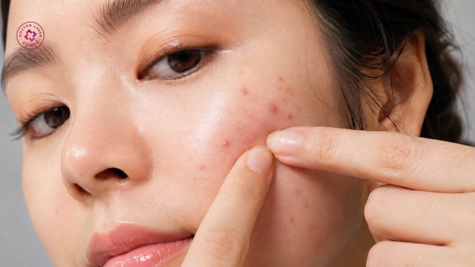 không tự ý cạy nặn mụn để hạn chế thâm mụn
