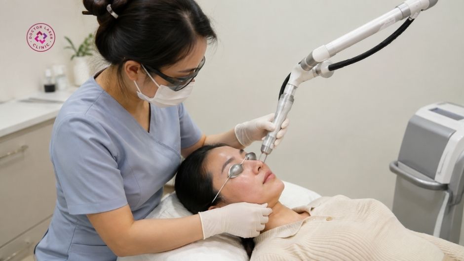 liệu pháp ánh sáng và laser điều trị nám lâu năm