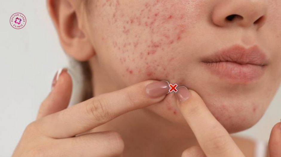 mức độ nặng nhẹ của nốt mụn ban đầu ảnh hưởng thâm mụn