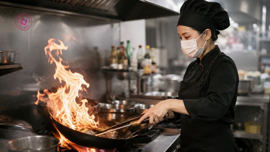 nhiệt độ cao khiến nám lan rộng