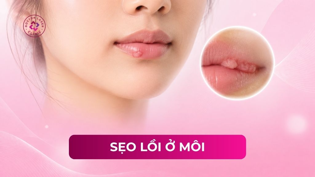Sẹo lồi ở môi: Cách nhận biết, nguyên nhân và hướng điều trị