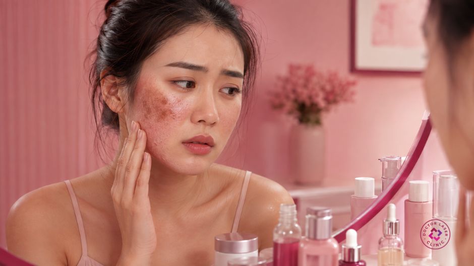 sử dụng mỹ phẩm không phù hợp