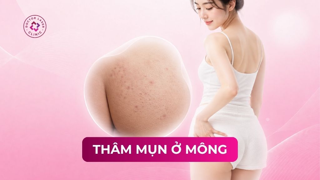 Điều trị thâm mụn ở mông theo hướng dẫn bác sĩ da liễu