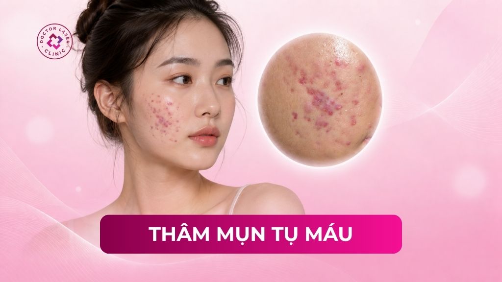 Thâm mụn tụ máu là do đâu? Các phương pháp điều trị hiệu quả