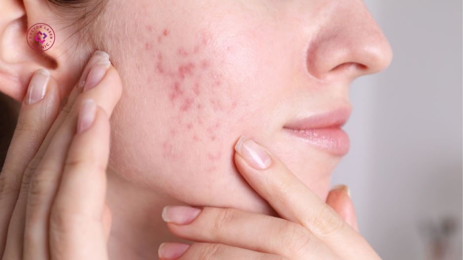 trì hoãn điều trị mụn gây thâm mụn nặng