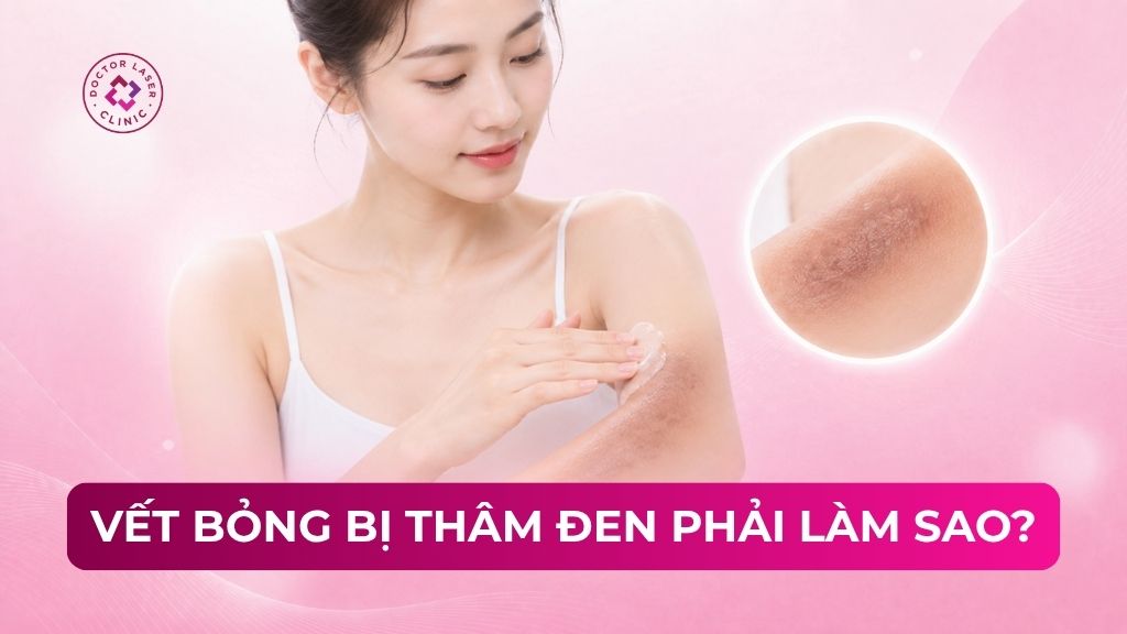 Vết bỏng bị thâm đen phải làm sao? Nguyên nhân và thời gian hồi phục