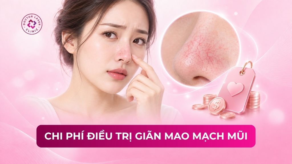 Chi phí điều trị giãn mao mạch mũi là bao nhiêu?