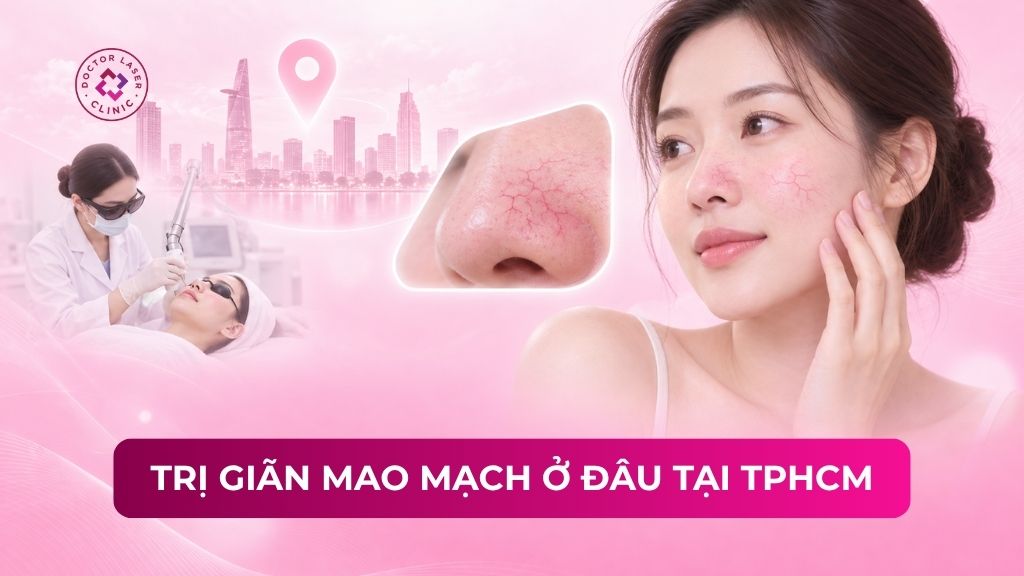 Trị giãn mao mạch ở đâu tại TPHCM? 3 địa chỉ bạn nên biết