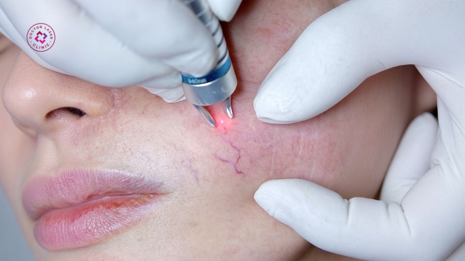 điều trị giãn mao mạch bằng laser là gì