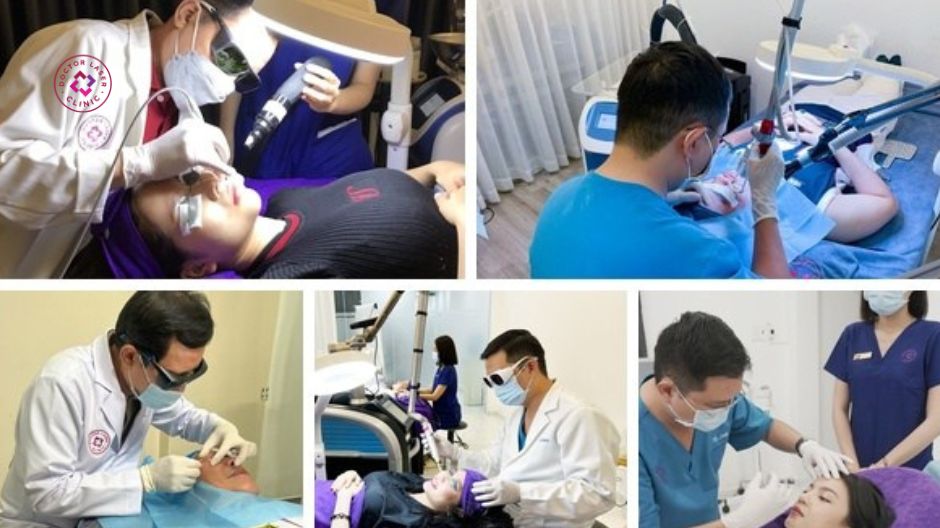 phòng khám da liễu thẩm mỹ doctor laser điều trị giãn mao mạch tại tphcm