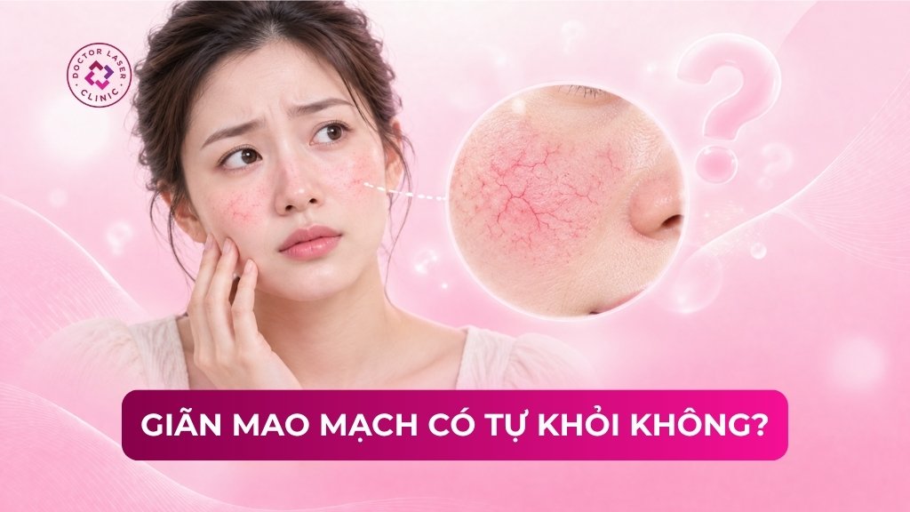 Giãn mao mạch có tự khỏi không? Rủi ro nếu tình trạng kéo dài