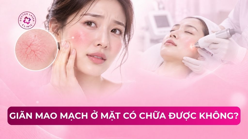 giãn mao mạch ở mặt có chữa được không