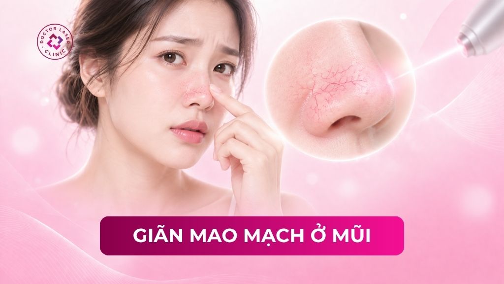 Giãn mao mạch mũi: Dấu hiệu, nguyên nhân và cách điều trị