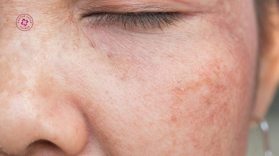 lão hóa tự nhiên gây tăng sắc tố da