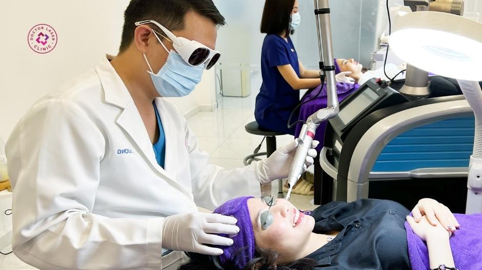 laser điều trị nám da ở nam giới
