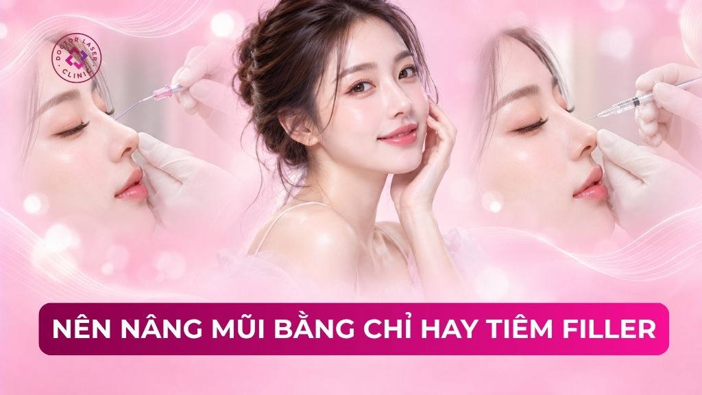 Nên nâng mũi bằng chỉ hay tiêm filler mũi thì tốt hơn?