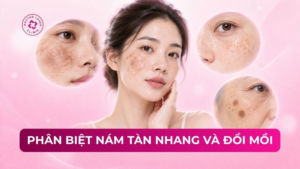 Phân biệt nám, tàn nhang và đồi mồi: So sánh kèm hình ảnh cụ thể