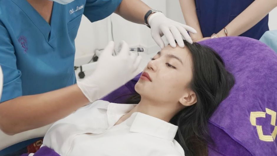 quy trình tiêm botox căng da mặt