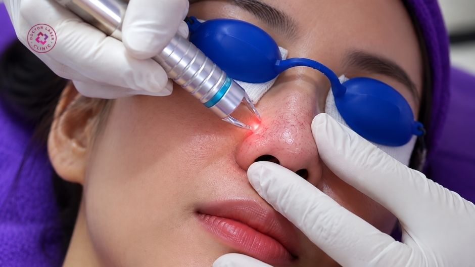 số buổi điều trị giãn mao mạch mũi