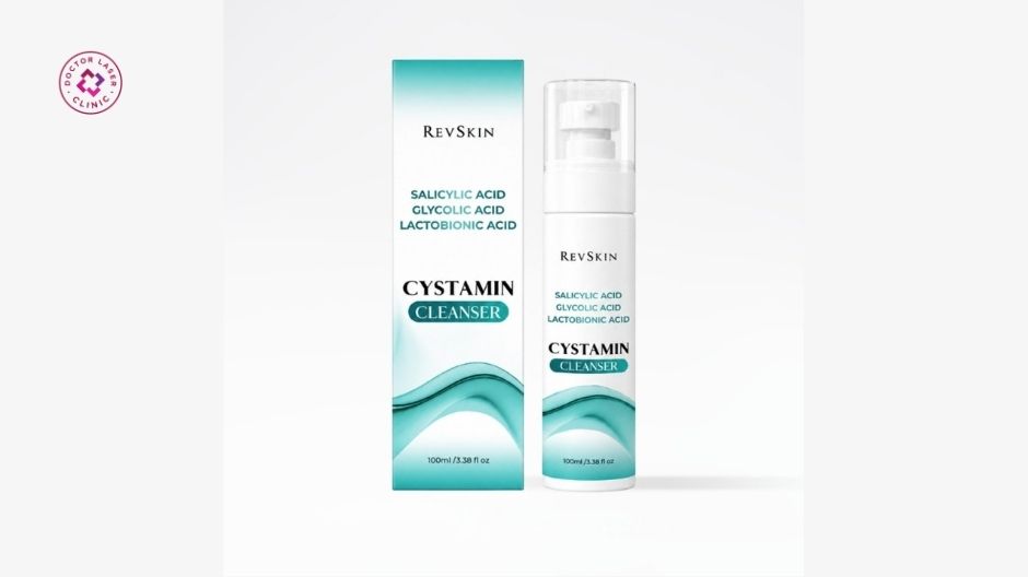 sữa rửa mặt revskin cystamin cleanser cho da thâm mụn
