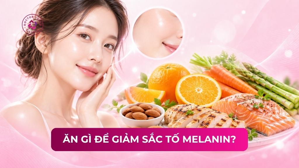 Nên ăn gì để giảm sắc tố melanin? 6 nhóm thực phẩm cần thiết