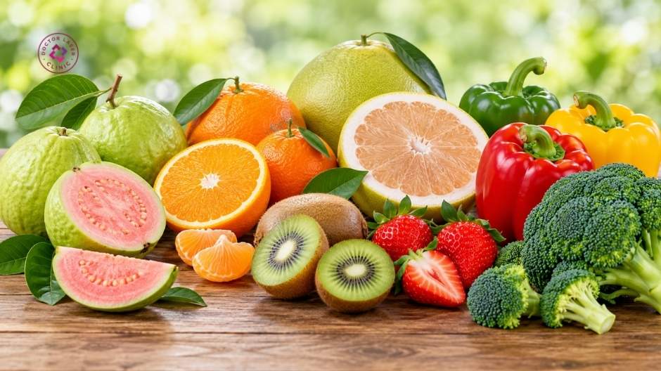 bổ sung thực phẩm giàu vitamin c hỗ trợ da nám