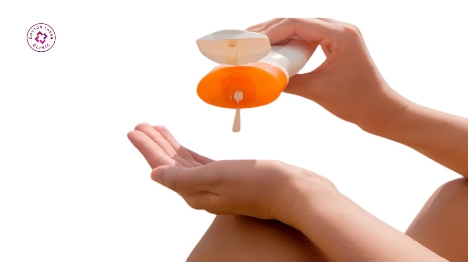 chống nắng sau điều trị tăng sắc tố sau peel