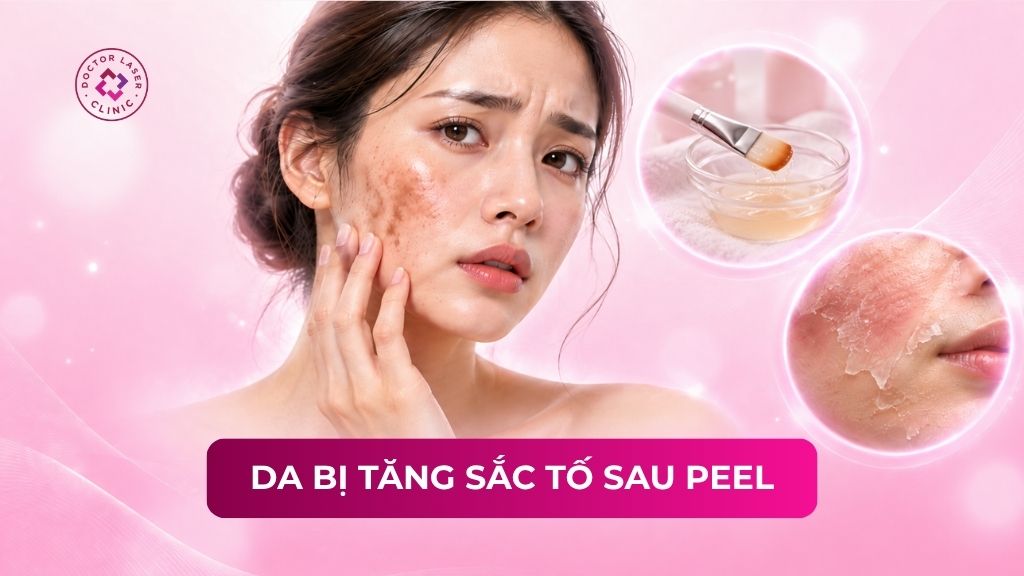Da bị tăng sắc tố sau peel là do đâu? Hướng dẫn cách khắc phục