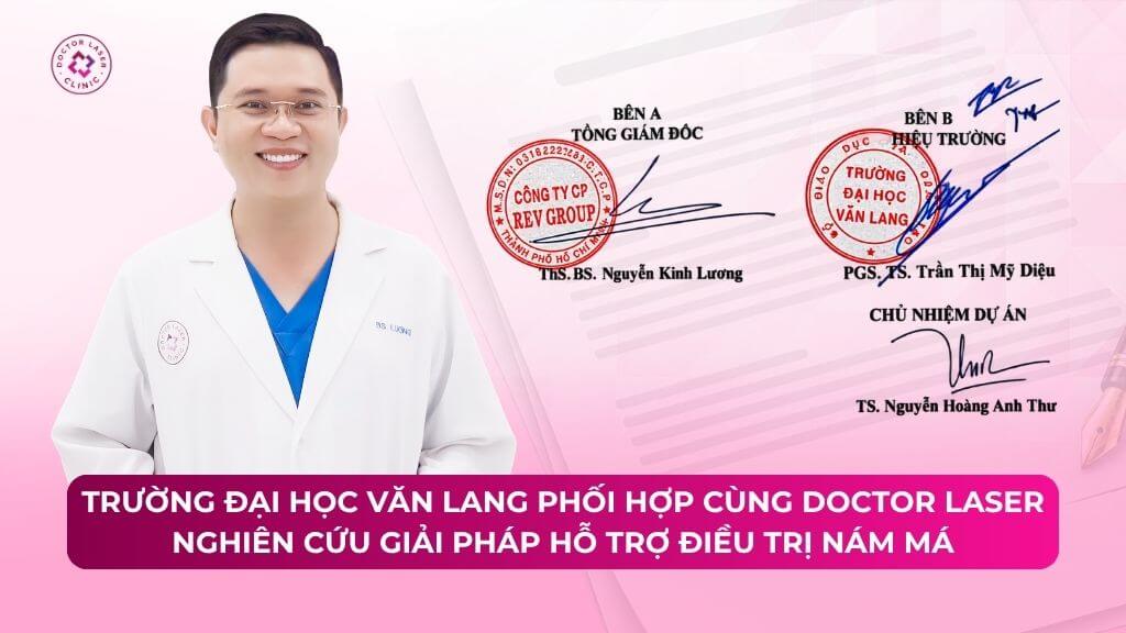 đại học văn lang phối hợp với doctor laser nghiên cứu trị nám má